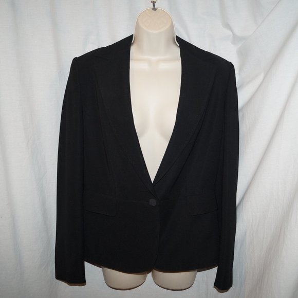 Calvin Klein Jackets & Blazers - Calvin Klein Blazer 8 Black 1 Button Sport Coat